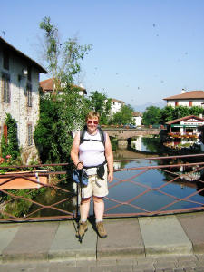 Sue in St Jean Pied de Pont