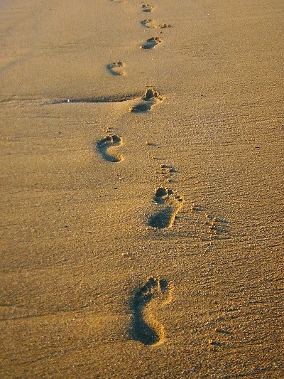 footsteps